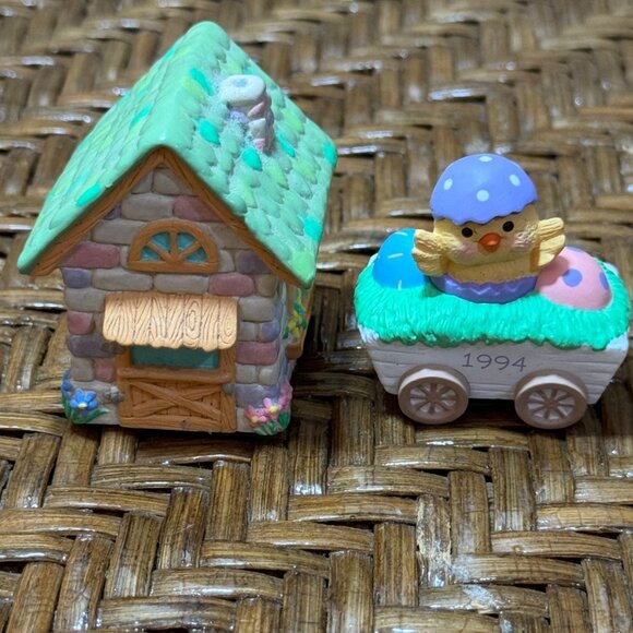 1994 Hallmark Easter House And Chick In Car Decorations Easter - Picture 1 of 6